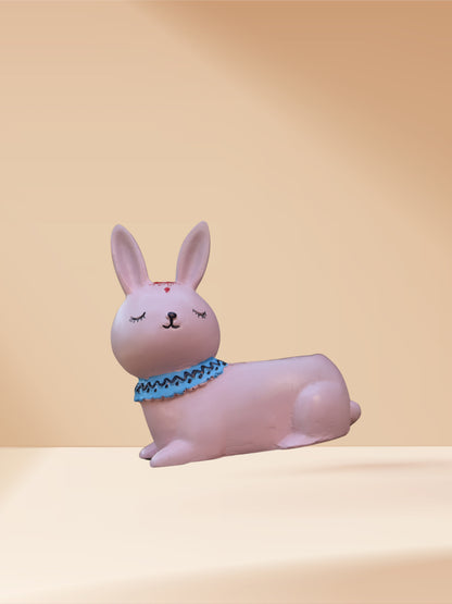 Sleeping Pink Rabbit planter