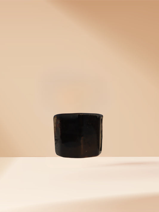 Square Black Cup Pot