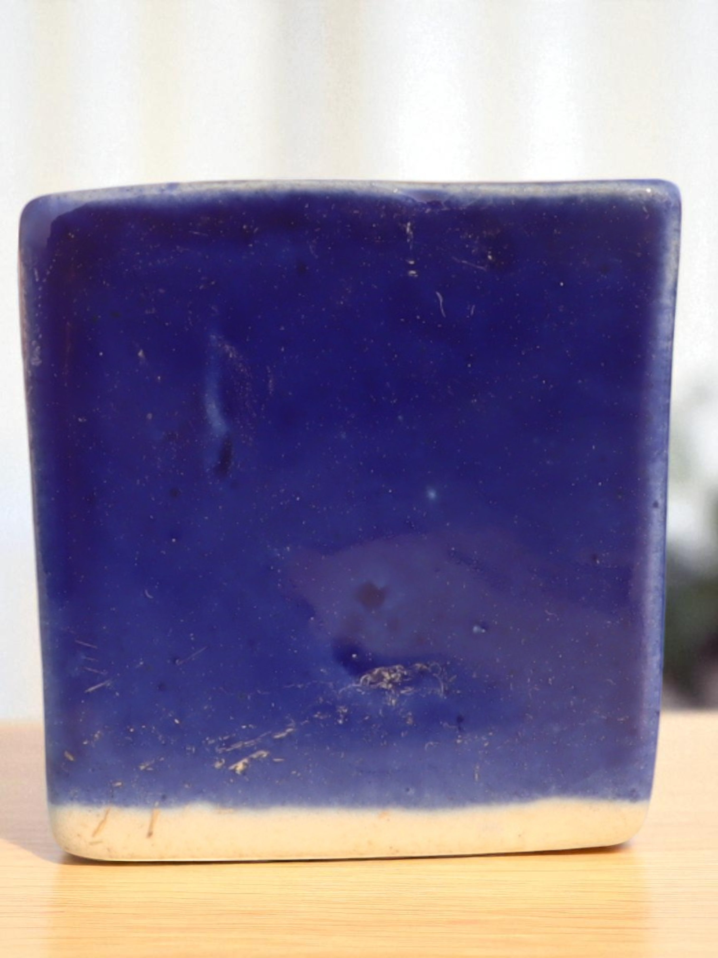 Square Blue Cup Pot