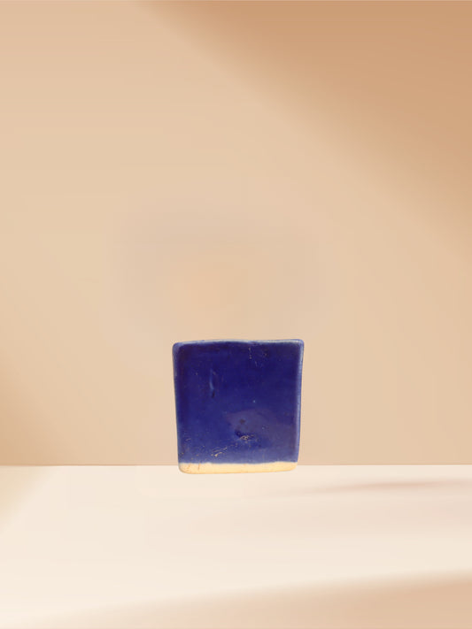 Square Blue Cup Pot