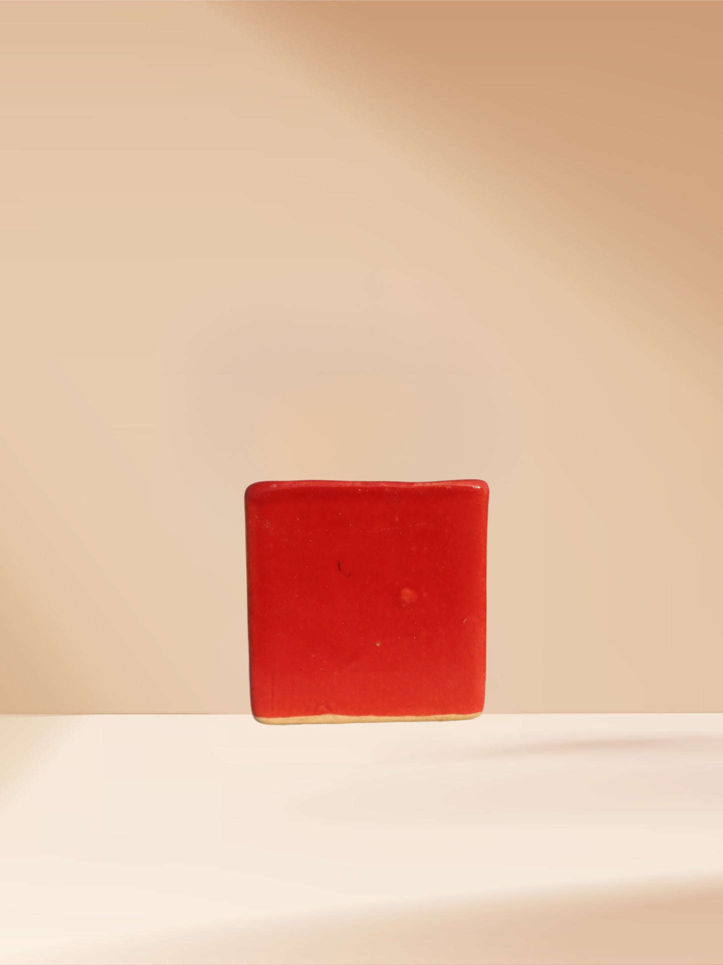 Square Red Cup Pot