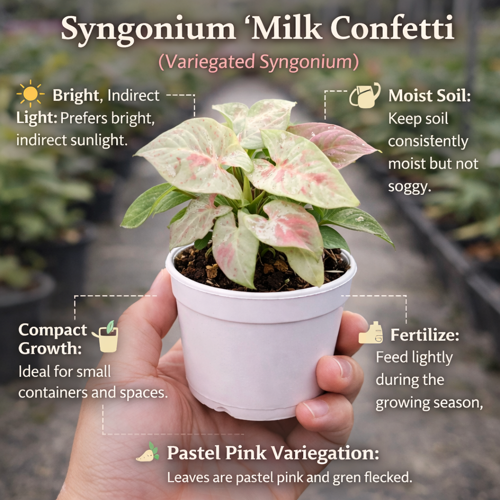Syngonium Milk confetti