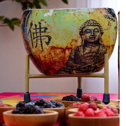 Buddha Apple Meena Pot [1006 BJ]
