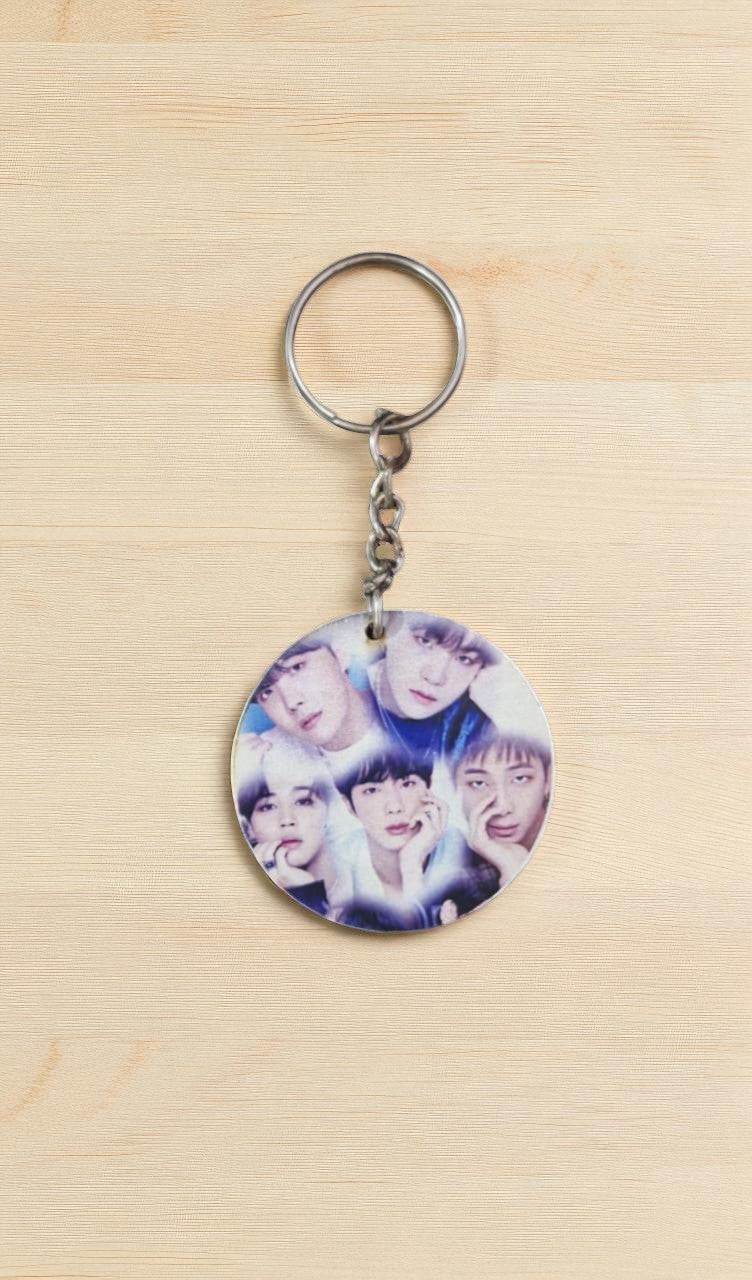 Round BTS Keychain (K-228)