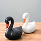 Black and White Swan Miniature (M-121)