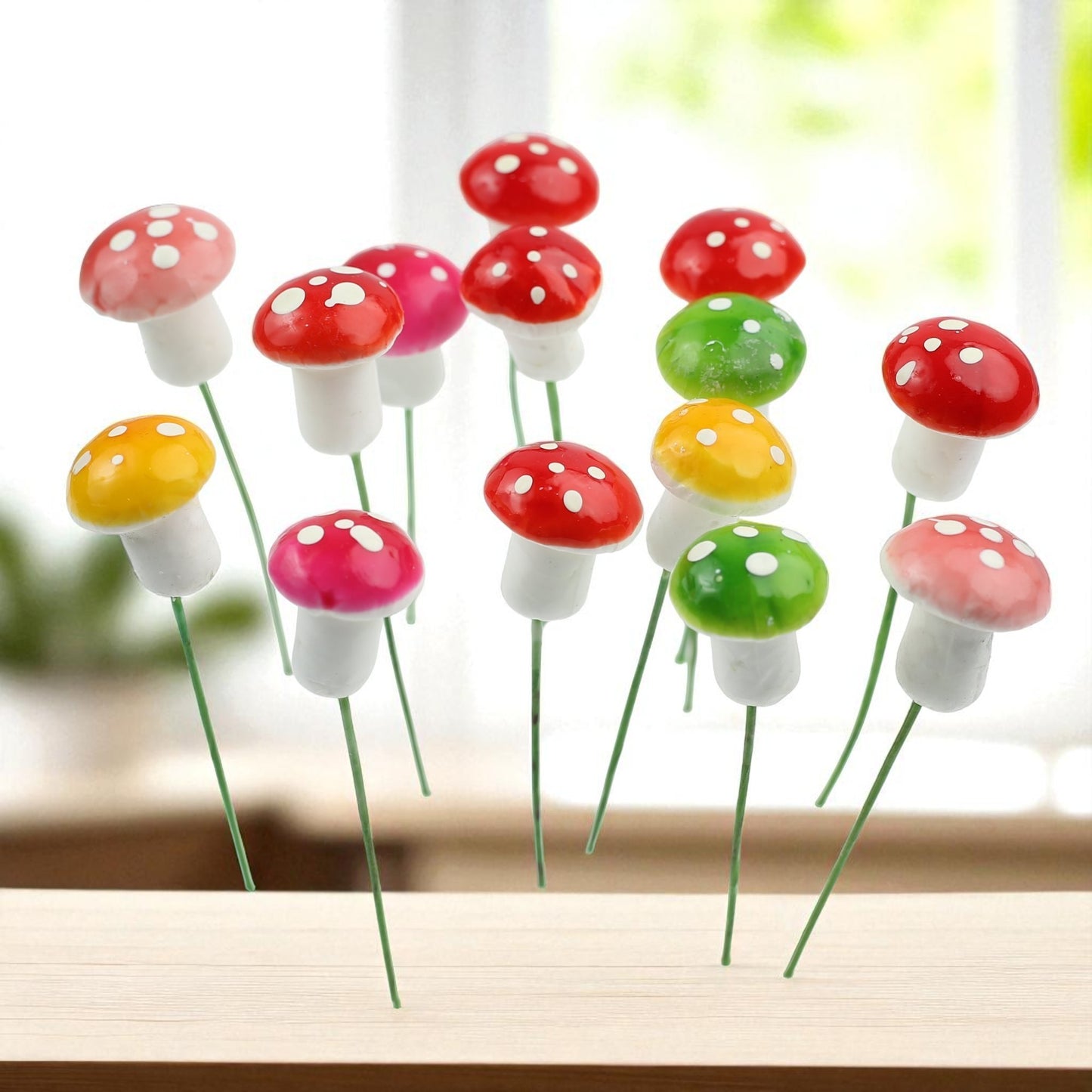 Coloured Pin Mushroom Miniature (M-110)