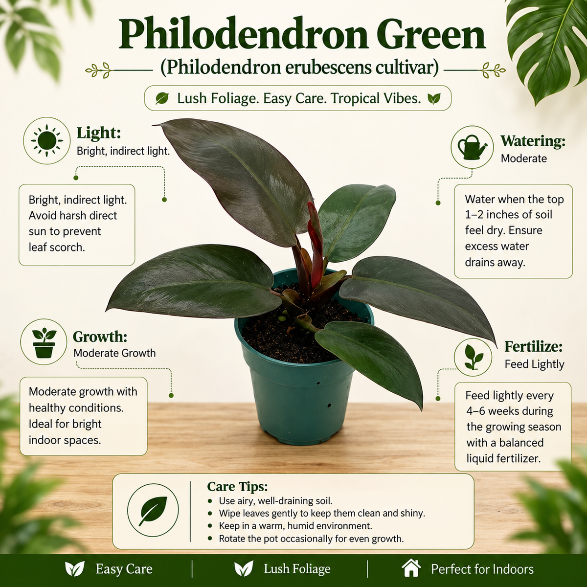 Philodendron Black Cardinal Plant