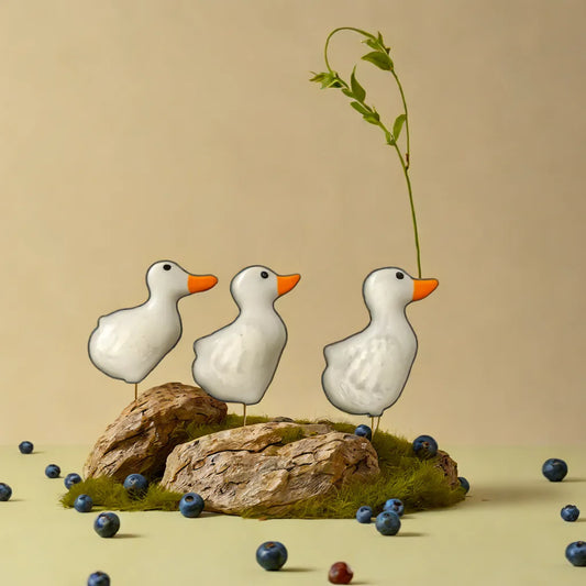 White Pin Duck Miniature