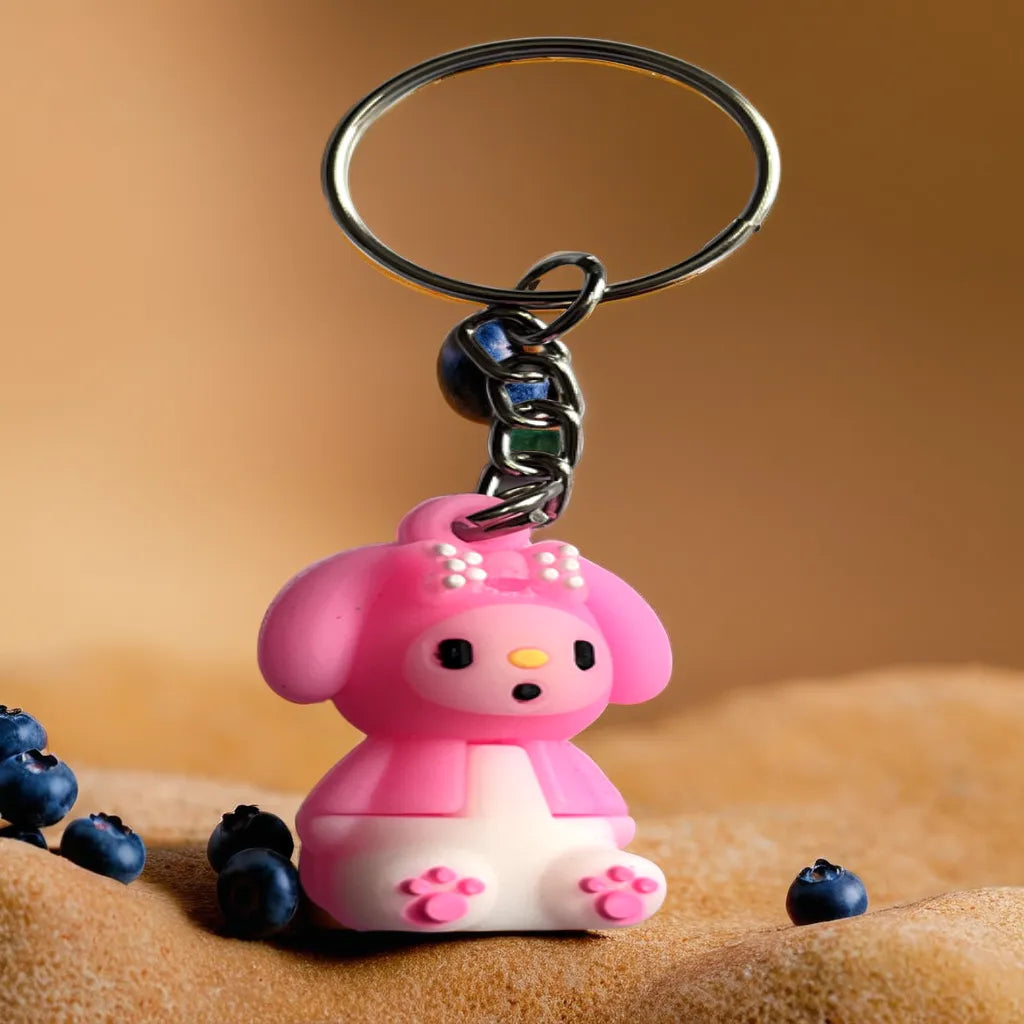 Pink doll Keychain