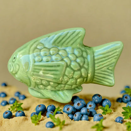 Green Fish Ceramic Miniature