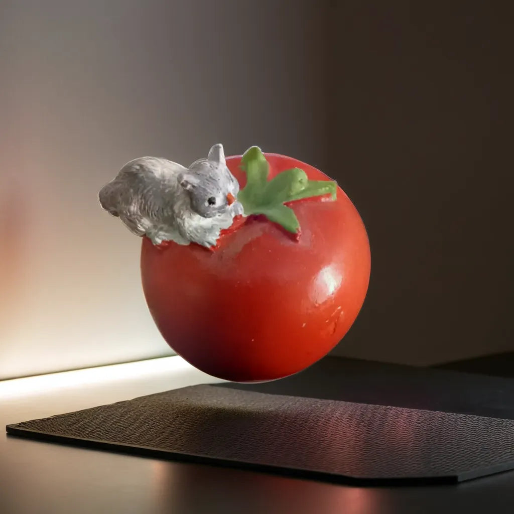 Mini Cat With Tomato Miniature