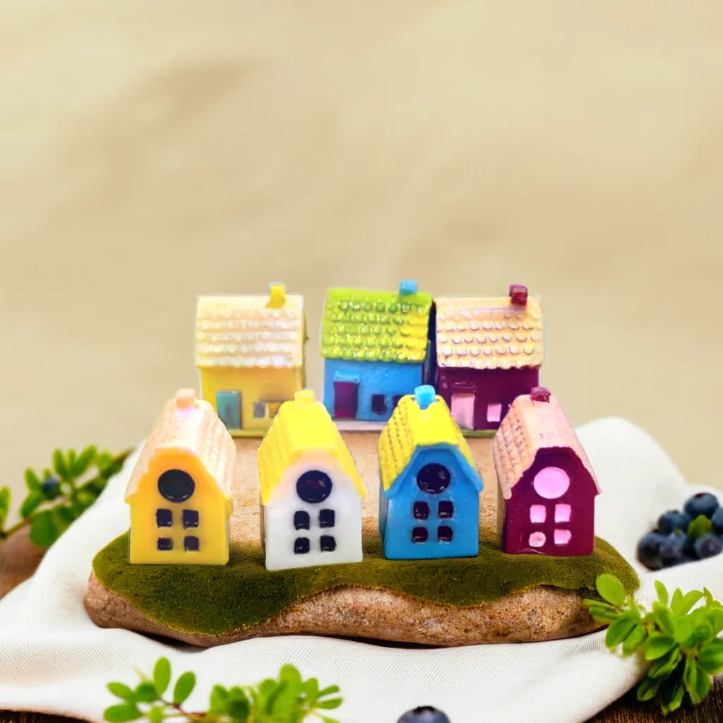 COLOURED HOUSE MINIATURE