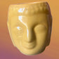 Yellow buddha ceramic Planter