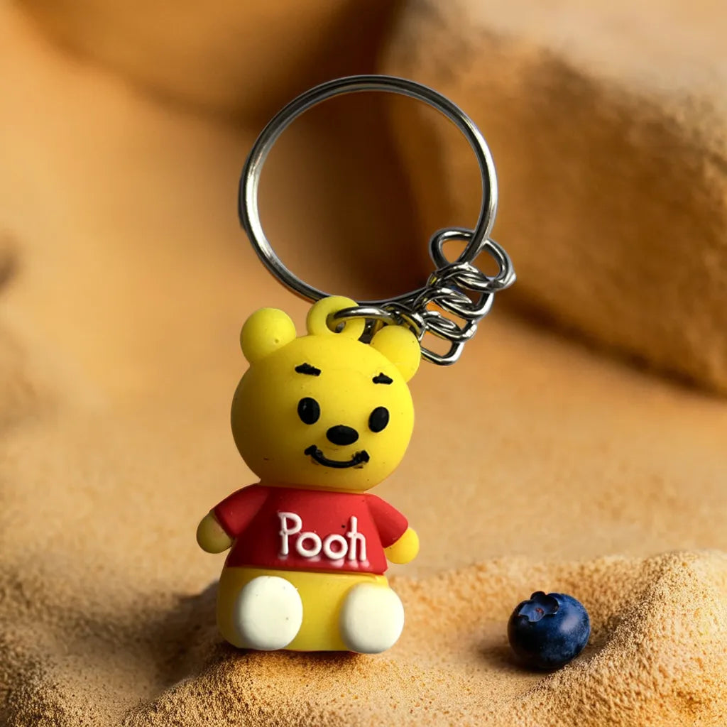 Yellow Pooh Keychain