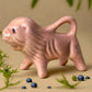 Pink lion ceramic Miniature