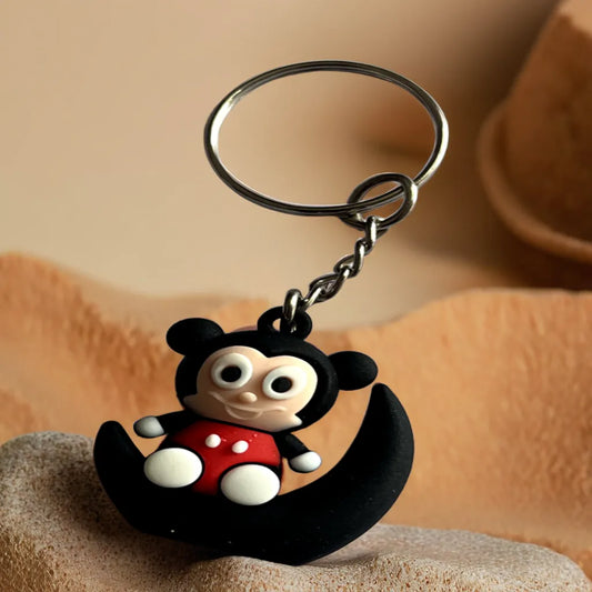 Noddy moon Keychain