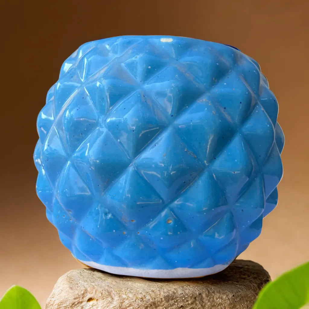 Diamond Ball Ceramic Planter