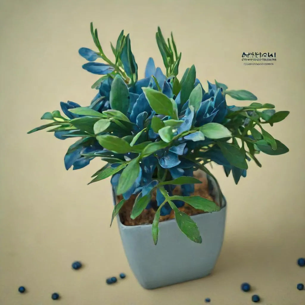 Artificial Plant Blue