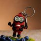 Swimmer minions keychain