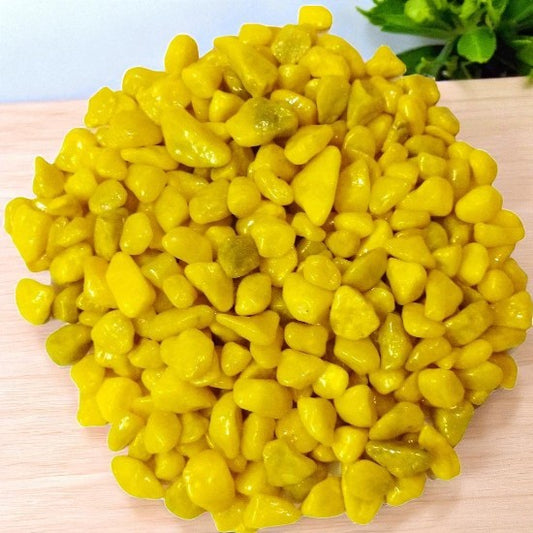 Yellow Decorative Pebbles 1 kg