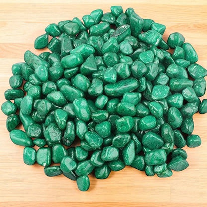 Green Decorative  Pebbles 1 kg