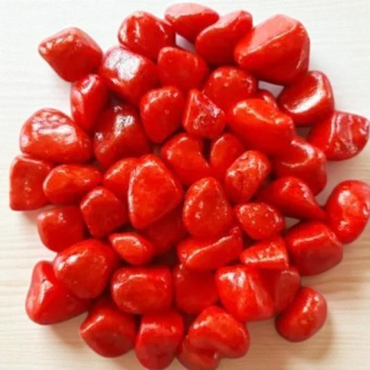 Red Decorative Pebbles 1 Kg