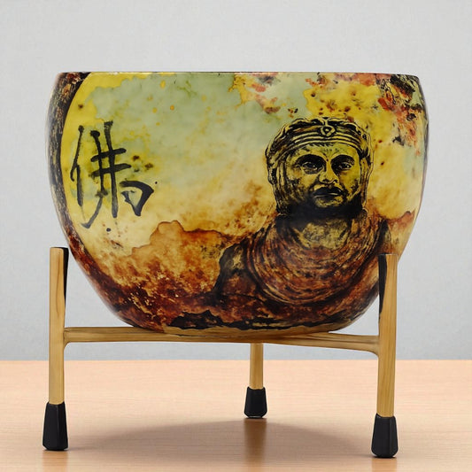 Buddha Apple Meena Pot [1006 BJ]