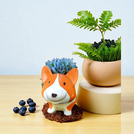 Orange Dog Planter
