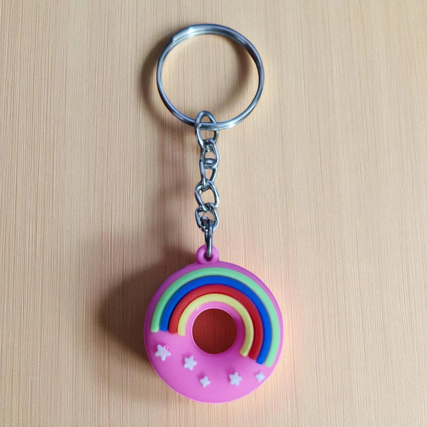 Pink Doughnut Small Keychain (K-113)