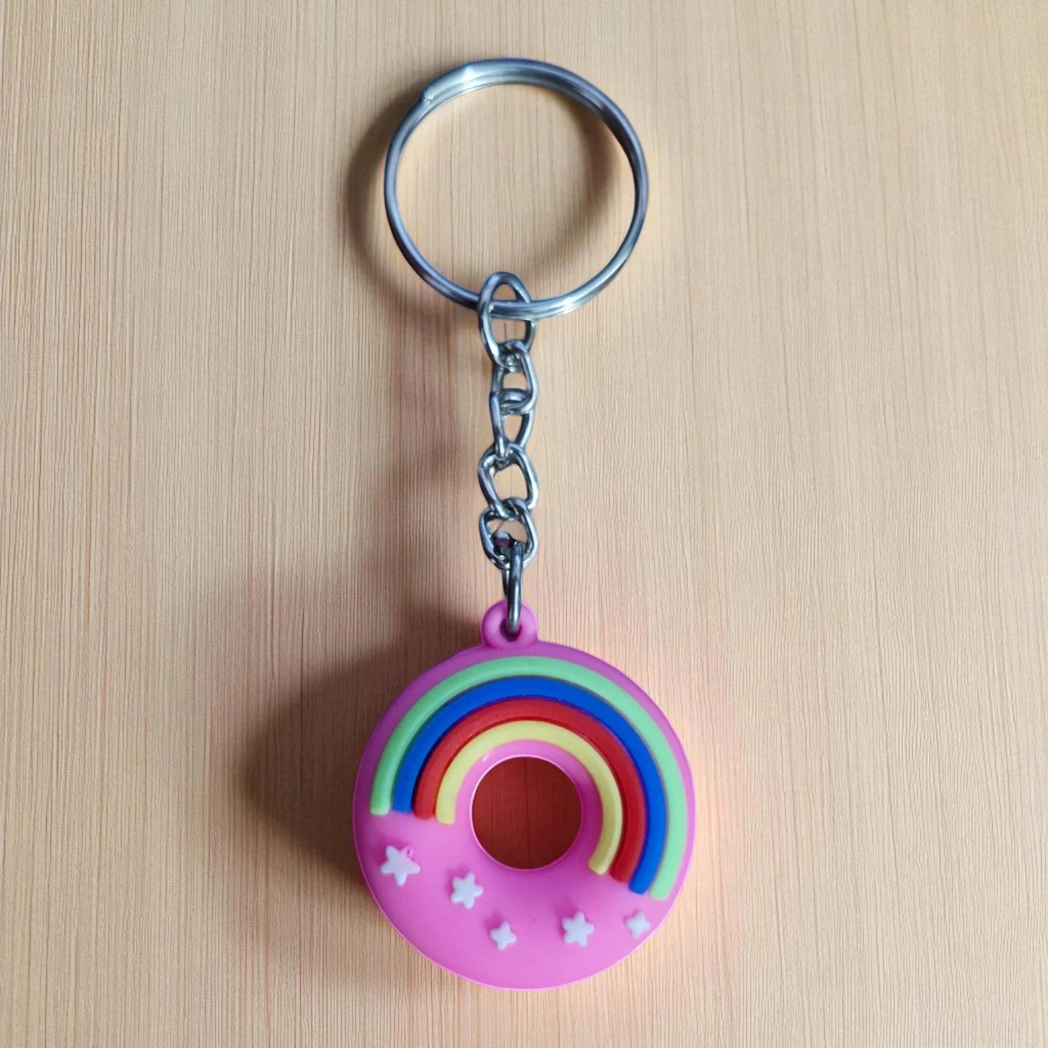 Pink Doughnut Small Keychain (K-113)