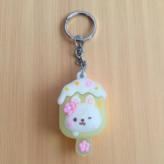 Cute Bear Resin Keychain (K-136)
