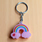 Pink Rainbow Keychain (K-138)