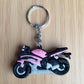 Orange Bike Keychain (K-142)