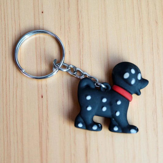 Black Cute Dog Keychain (K-150)
