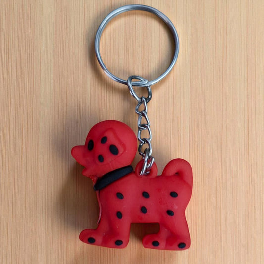 Red Cute Dog Keychain (K-151)