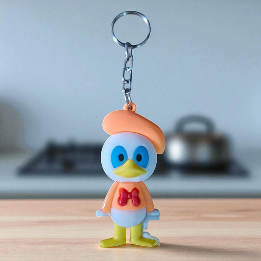 Orange Donald Duck Keychain (K-161)