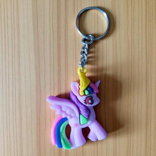 Purple Unicorn Keychain (K-173)