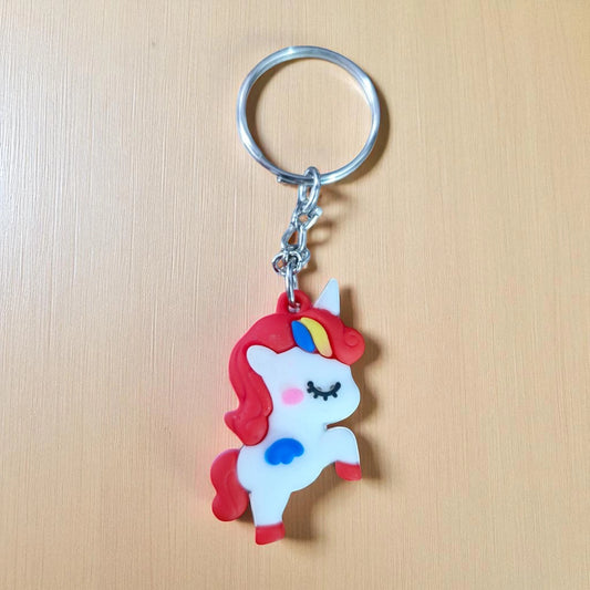 Red Unicorn Keychain (K-175)