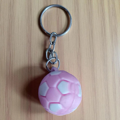 Pink Football Keychain (K-188)