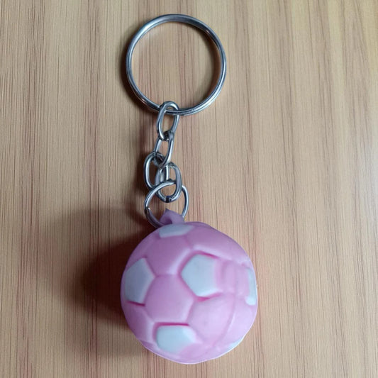 Pink Football Keychain (K-188)