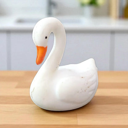 Black and White Swan Miniature (M-121)