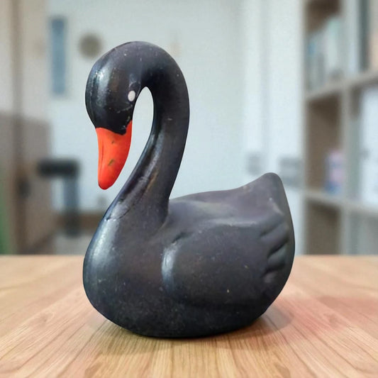 Black and White Swan Miniature (M-121)