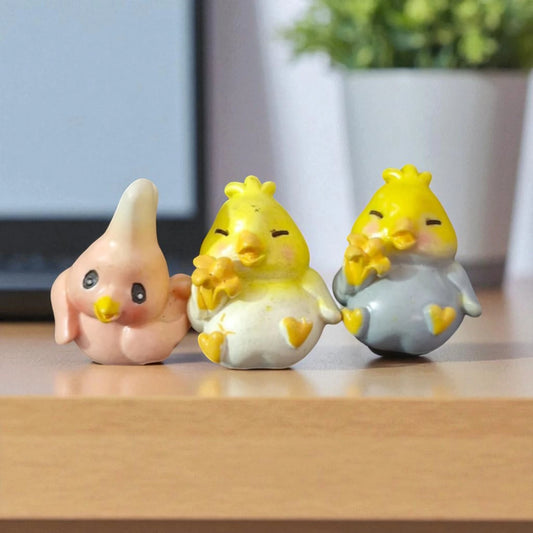 Mini Chicken Fairy Set of 3 Miniature (M-231)