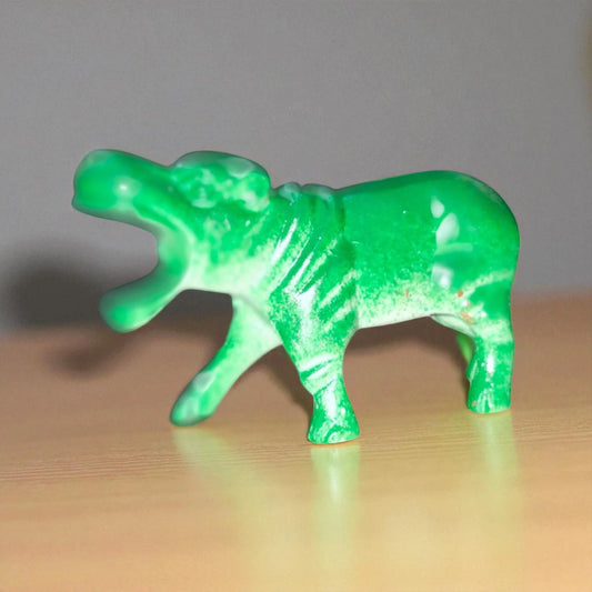 Green hippopotamus Miniature (M-307)