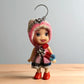 Winter girl Keychain (K-101)