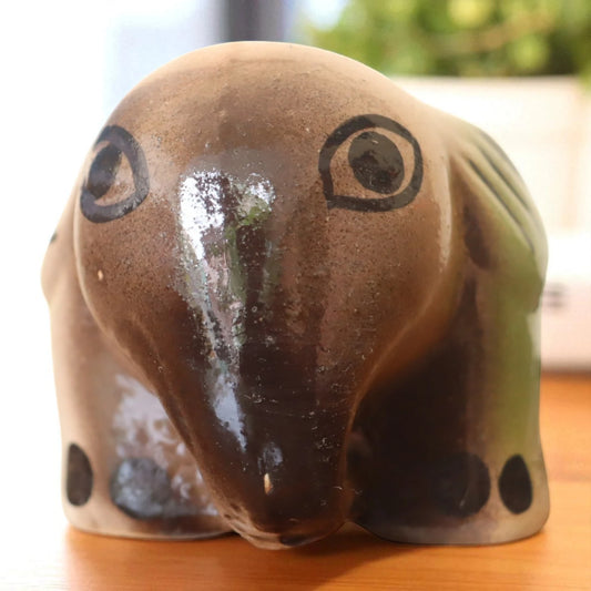 Brown Elephant Planter