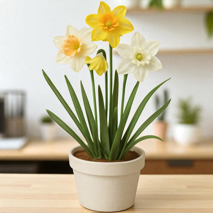 Nargis (Daffodils) Bulbs Mix Colour